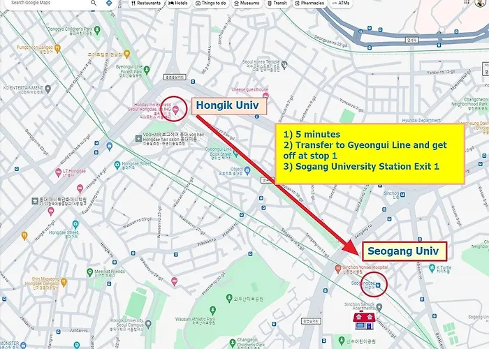 Soo Stay-4bed&double Room, Hongdae, Sinchon 10min